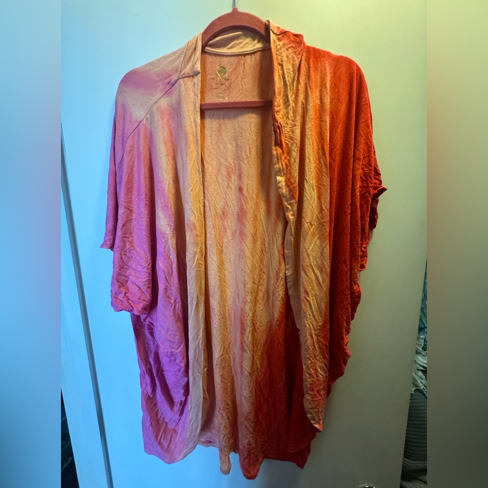 Lily Lotus Pink and Orange Blouse